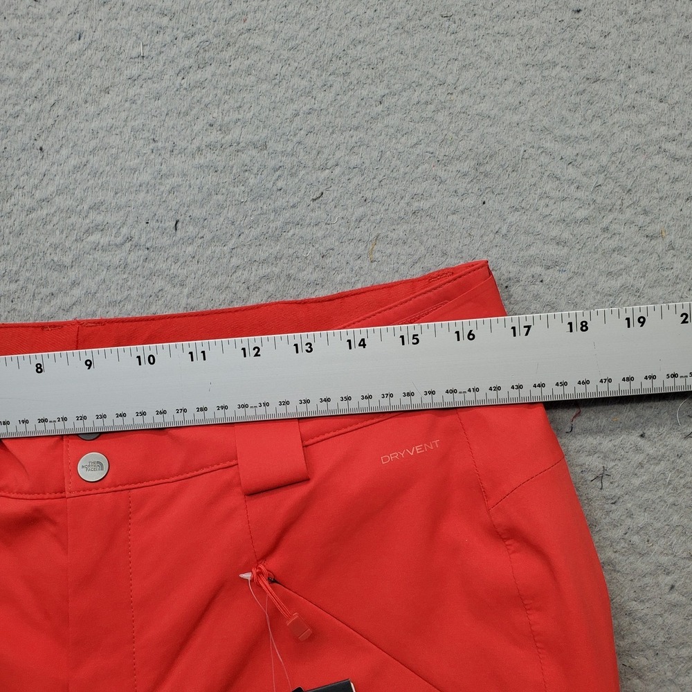 The North Face Lenado Ski Snow Pants Womens Large Red Slim Fit Ankle Zip Outdoor - Picture 6 of 13